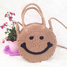 Load image into Gallery viewer, Round Straw Bag Handmade