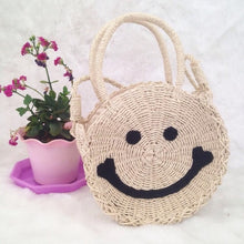 Load image into Gallery viewer, Round Straw Bag Handmade