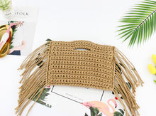 Load image into Gallery viewer, Tassels Straw Bag