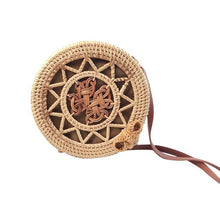 Load image into Gallery viewer, Round Straw Hand Bags Women