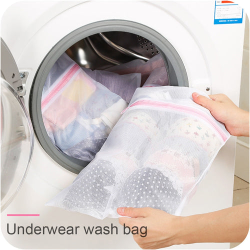 Clothes Washing Machine Laundry Bra Aid Lingerie Mesh Net Wash Bag Pouch Basket femme 3 Sizes